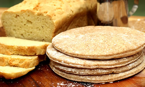 Sweet Potato Bread and Pita Bread